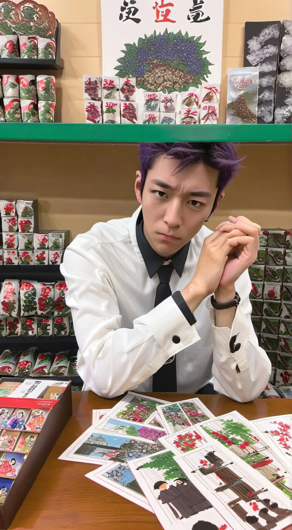 ai character: T.O.P background