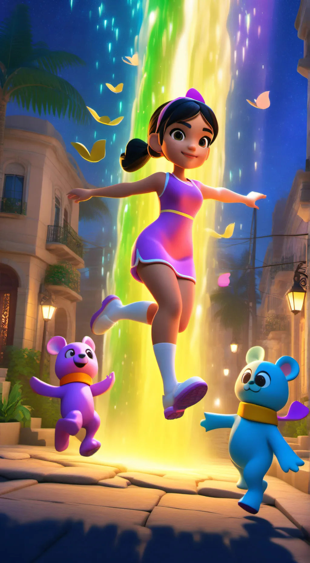 ai character: a poppy traira background