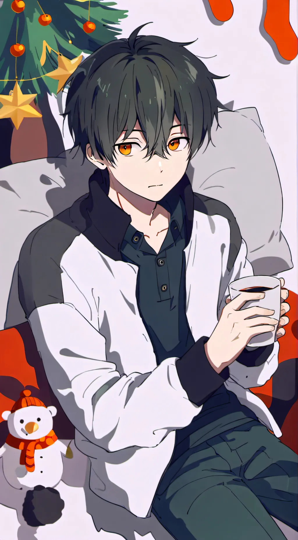 ai character: 🎄 Christmas 🎄 background