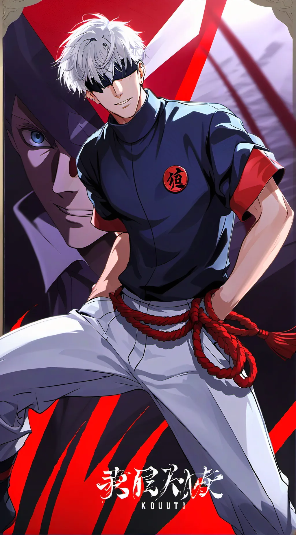 ai character: Gojo Satoru background