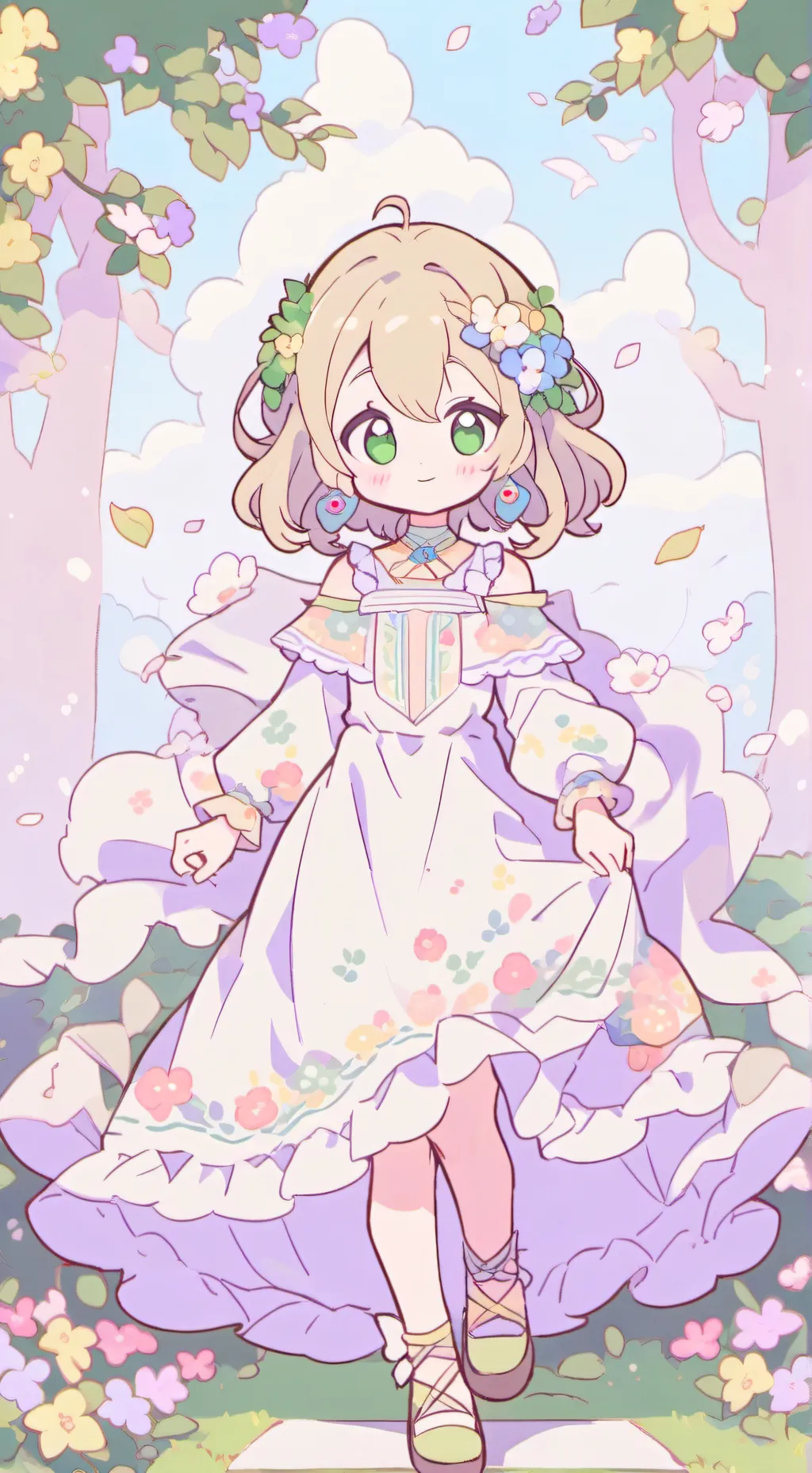 ai character: soirée mha background