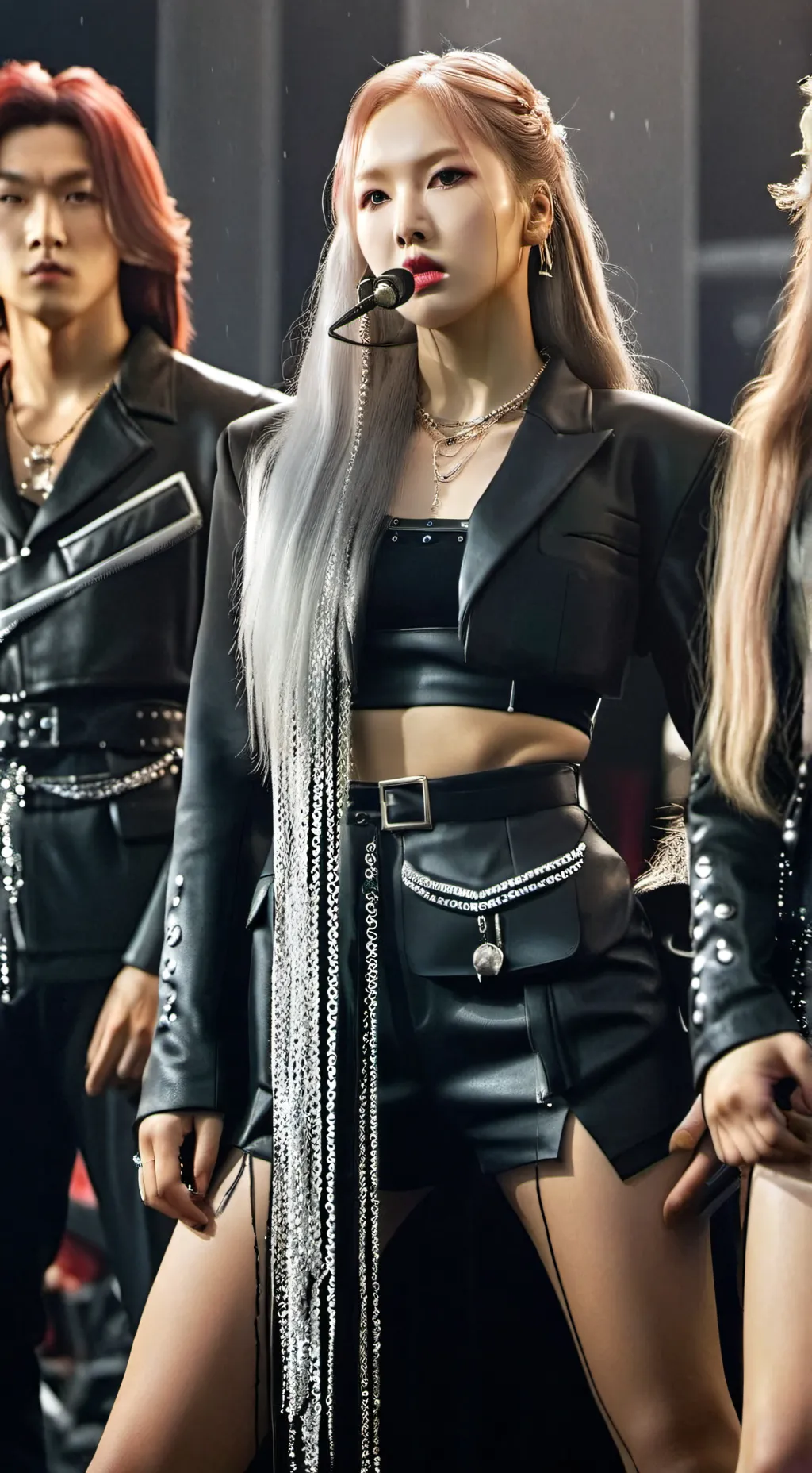 ai character: rose background