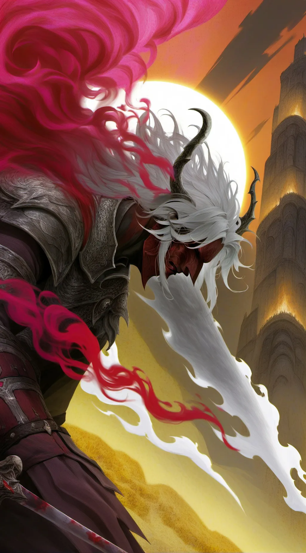 ai character: Bakugo Katsuki background