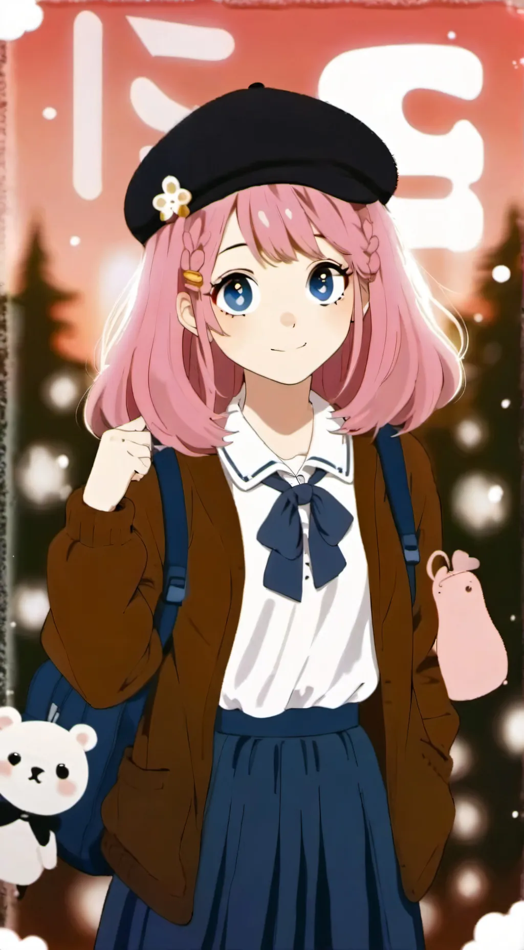 ai character: dandy world oc background