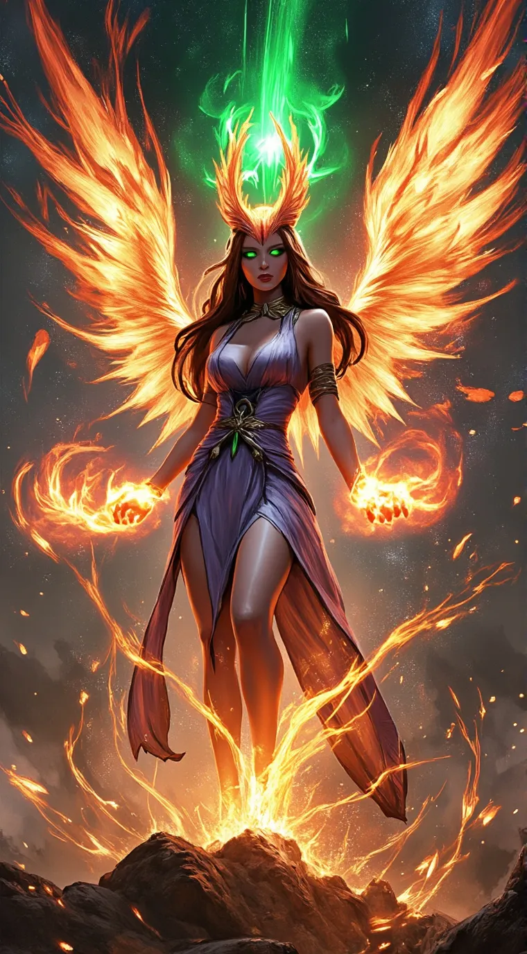 ai character: jean Elaine Gray background