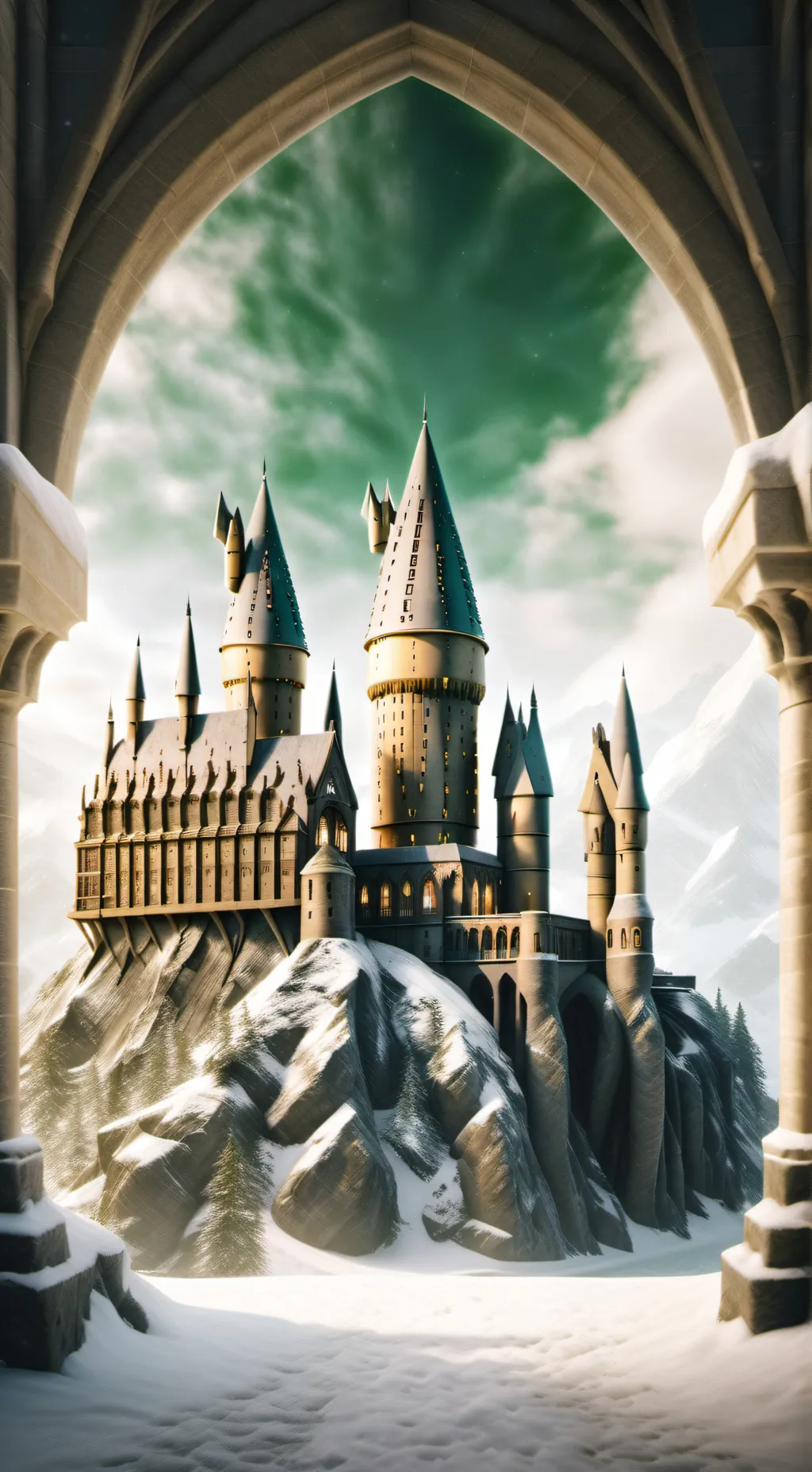 ai character: hogwarts background