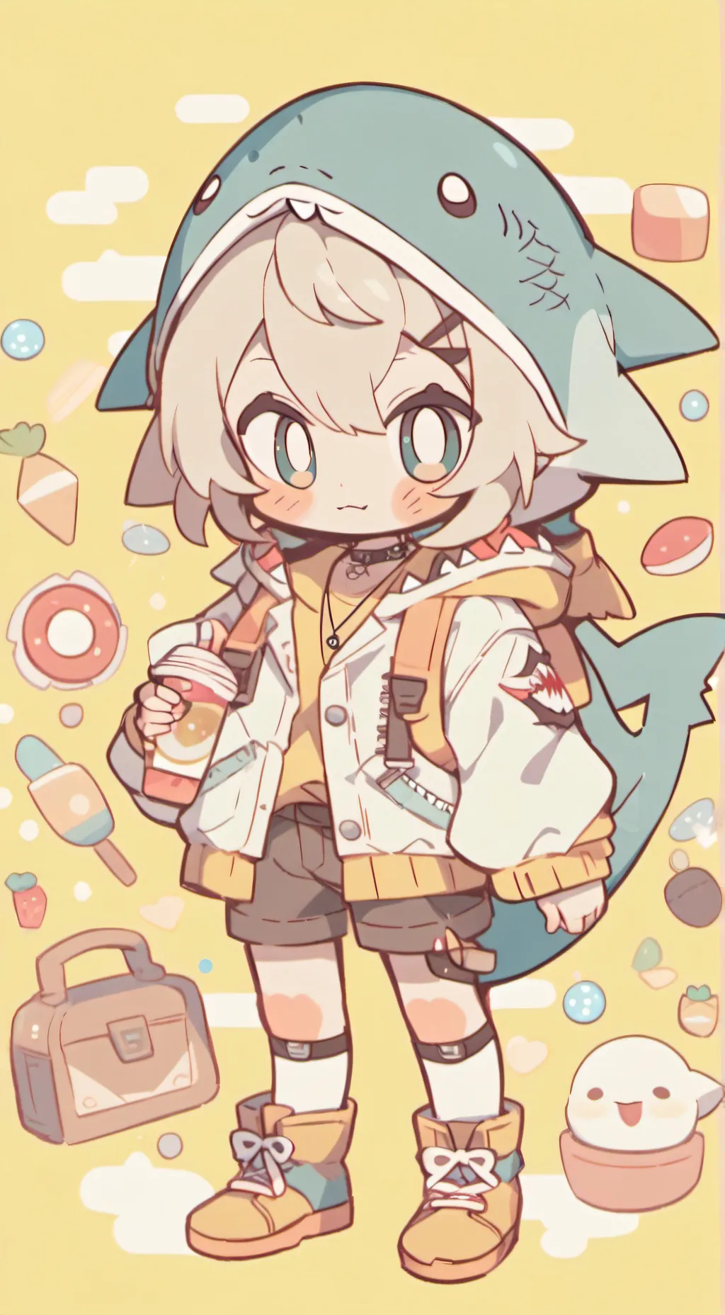 ai character: Miya  background