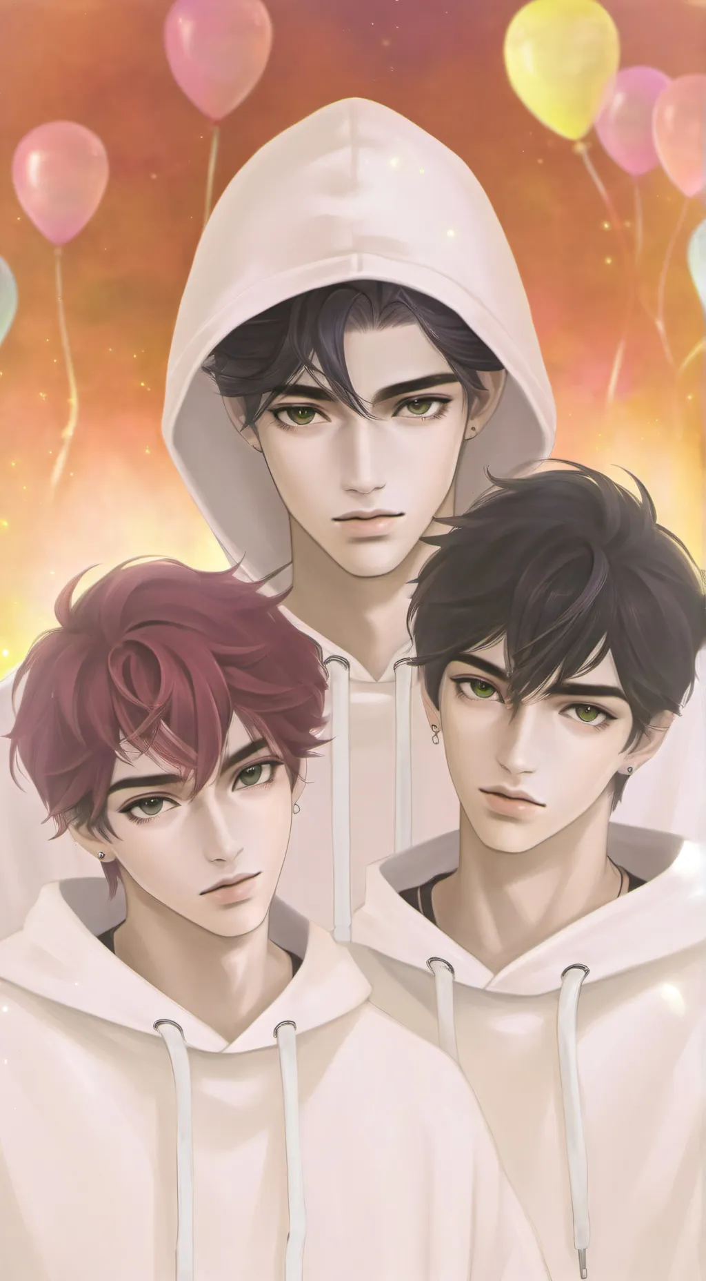 ai character: 3 rich friends background