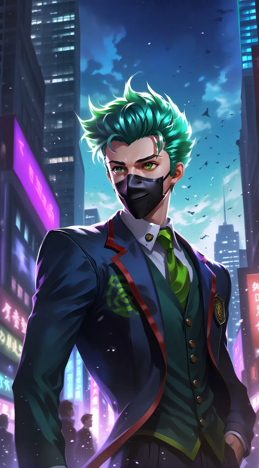 ai character: Izuku Midoriya background