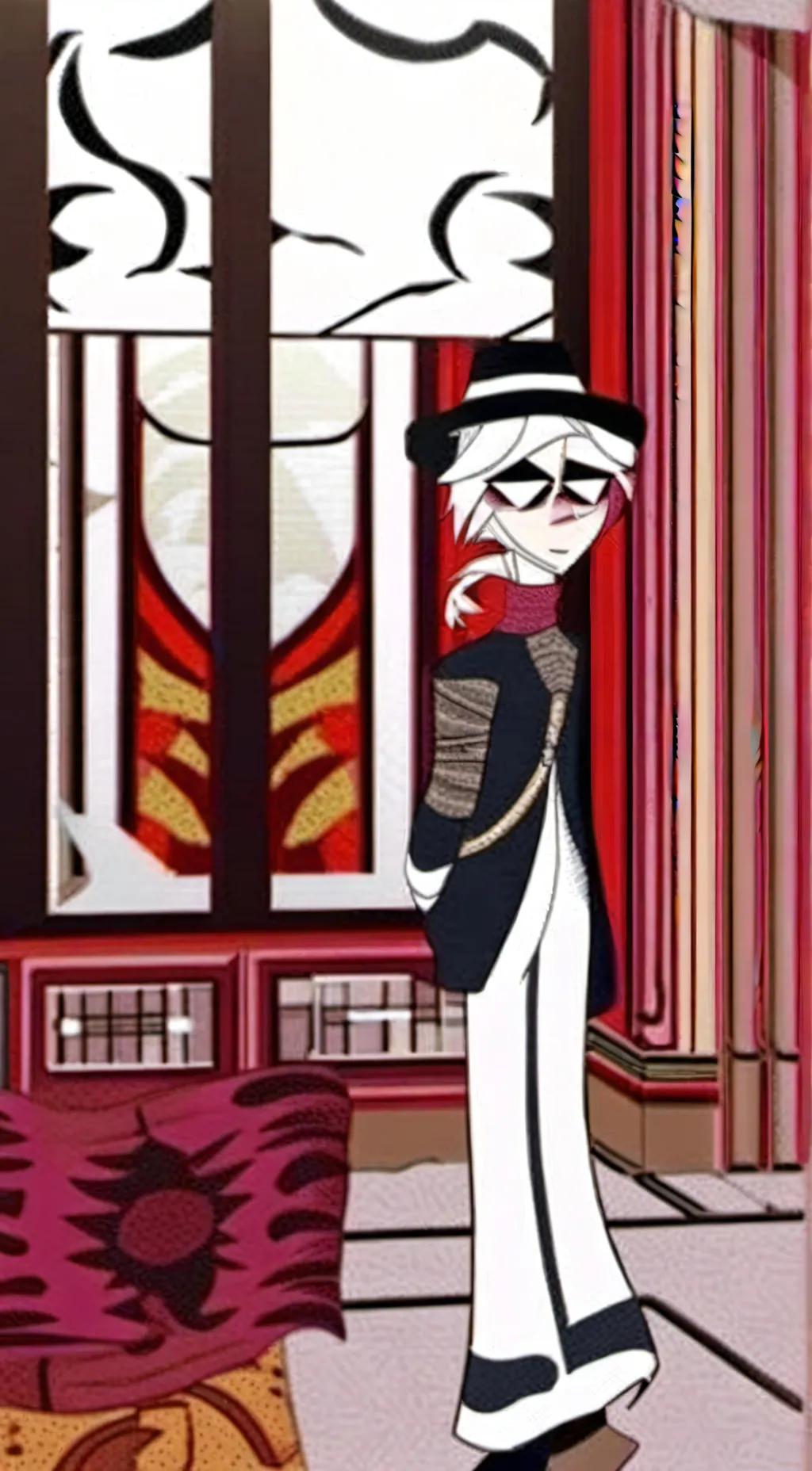 ai character: Люцифер🍎🦆 background