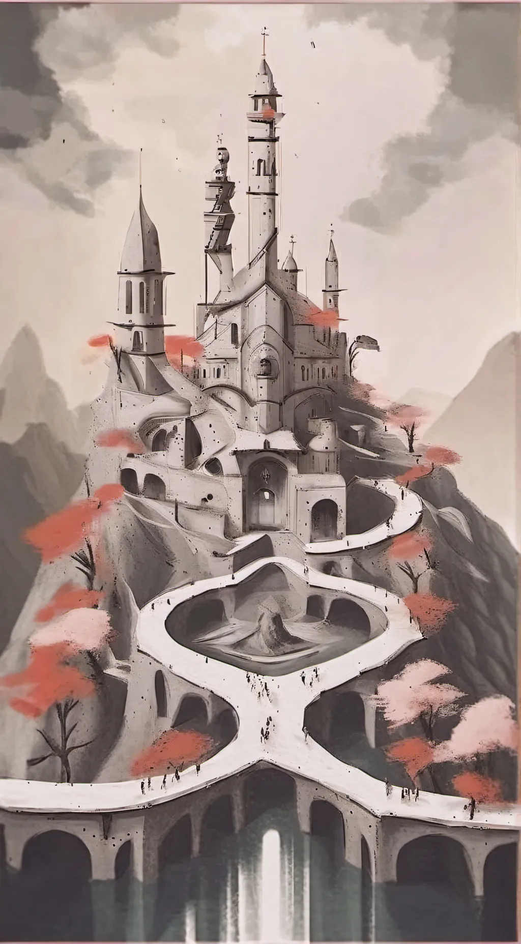 ai character: Sprunki terror background