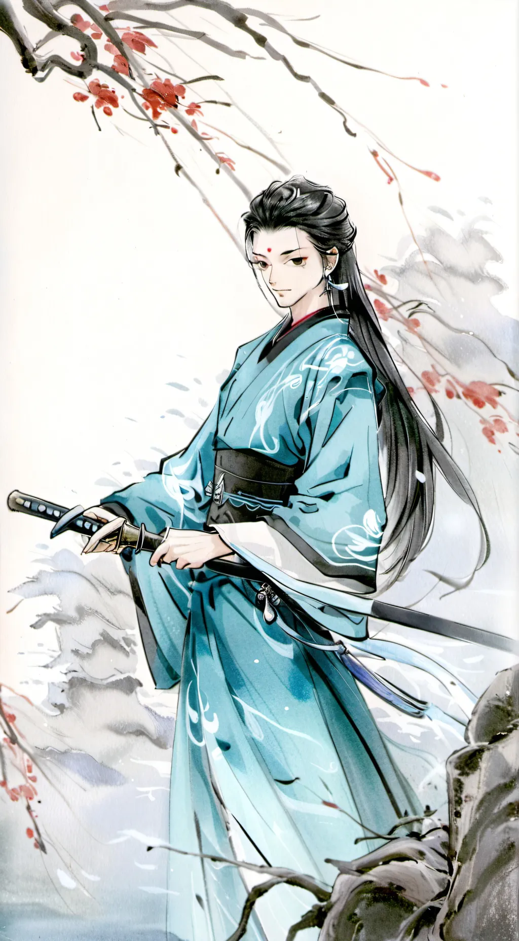 ai character: Muichiro  background