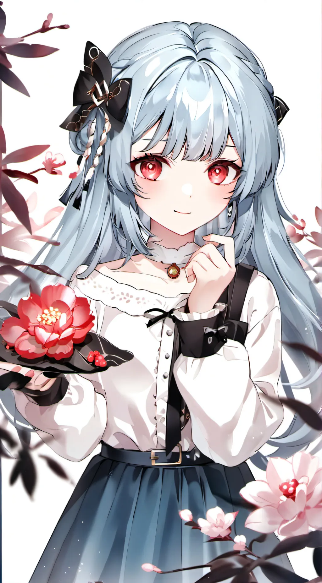 ai character: jevin and black background