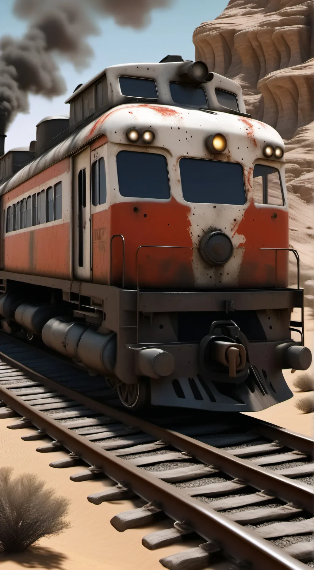 ai character: DW DEAD RAILSS background