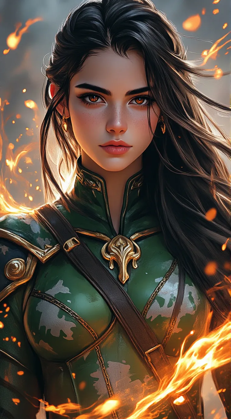 ai character: Ash (OC) background