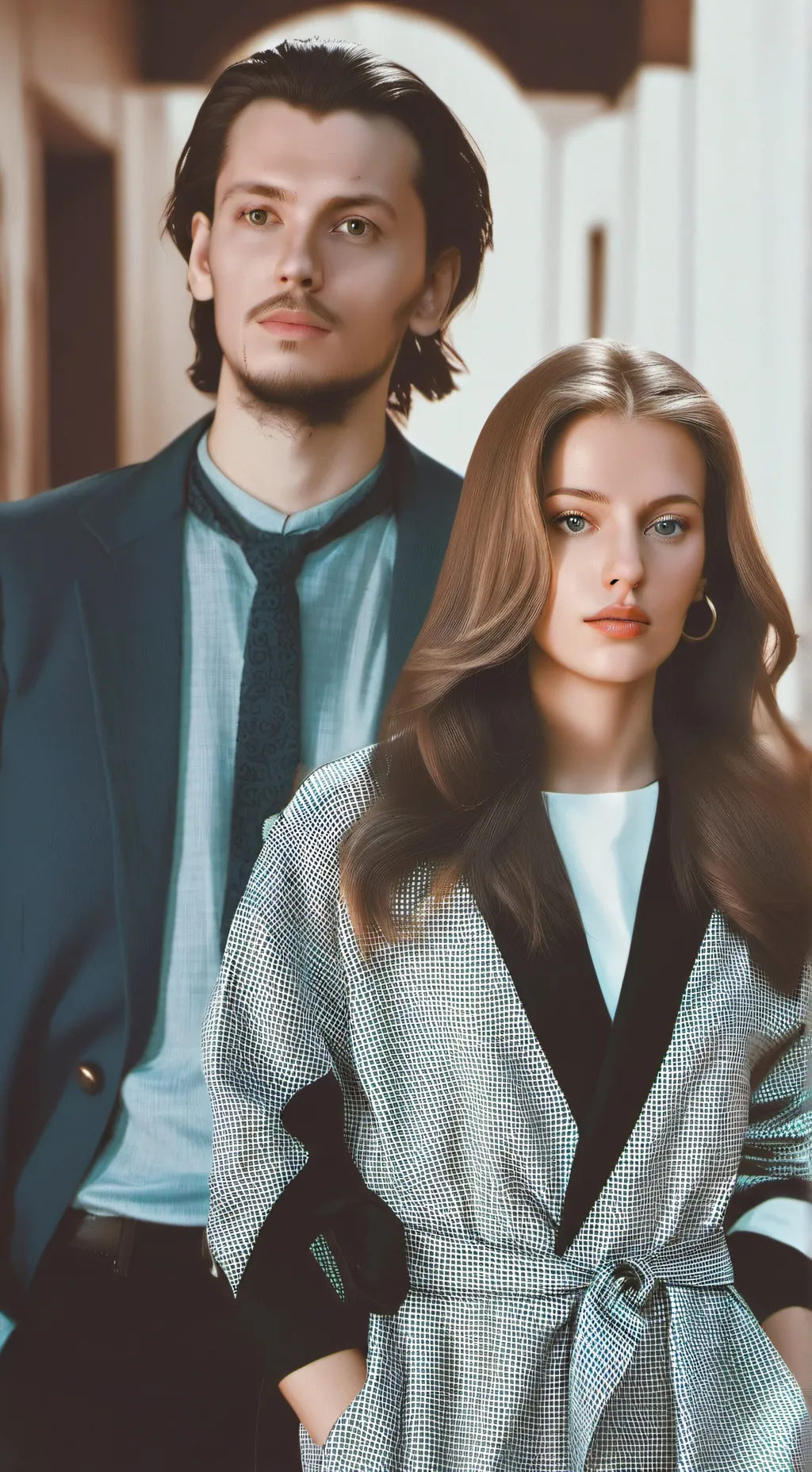 ai character: Kate Shumskaya  background