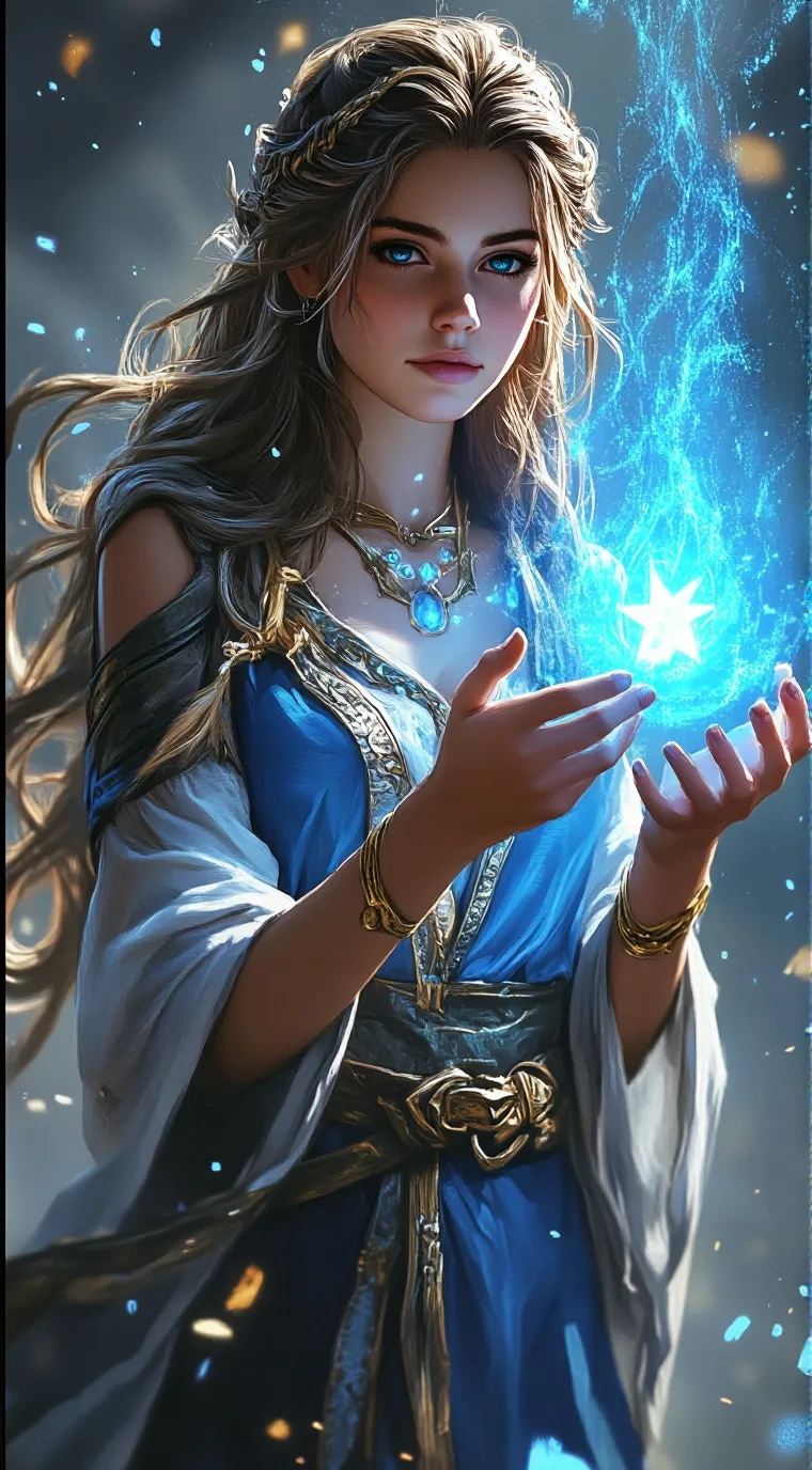 ai character: Aurora background