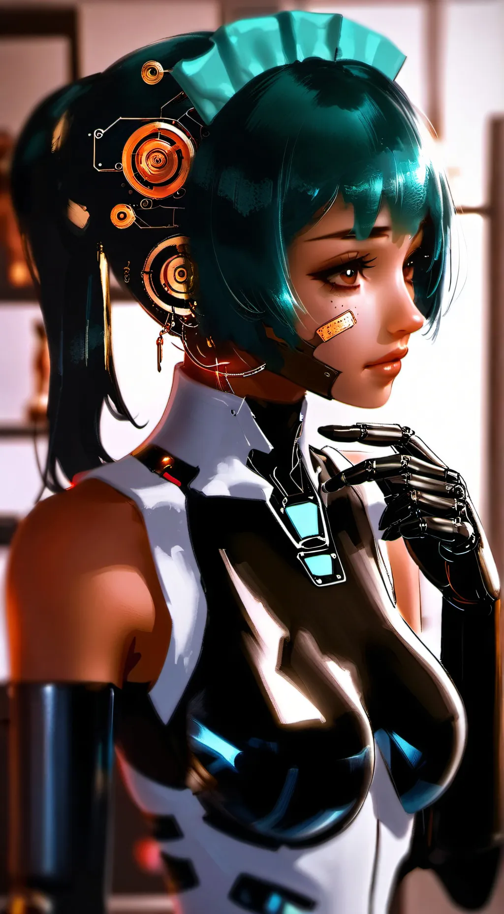 ai character: Lumen background