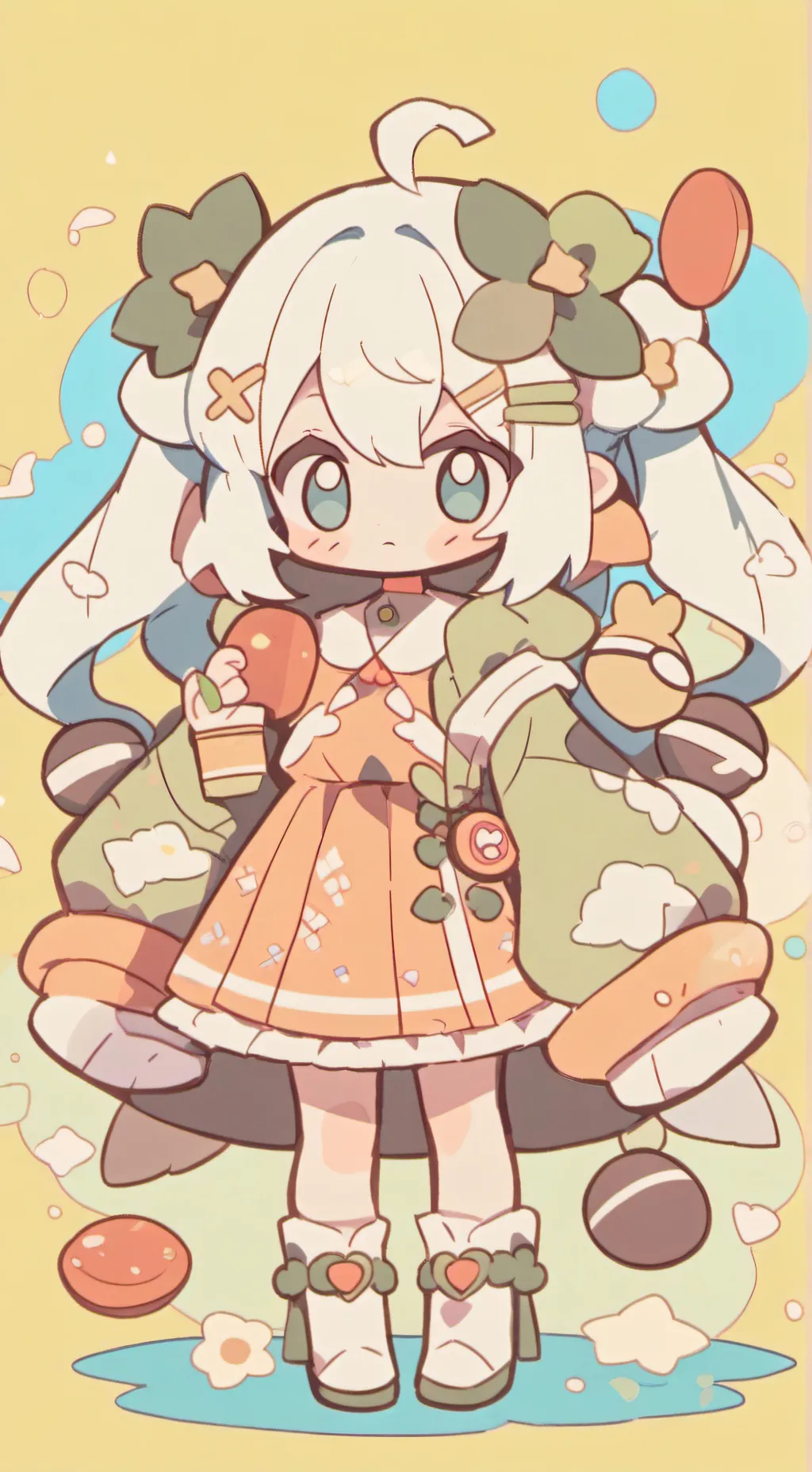 ai character: passenger in plane background