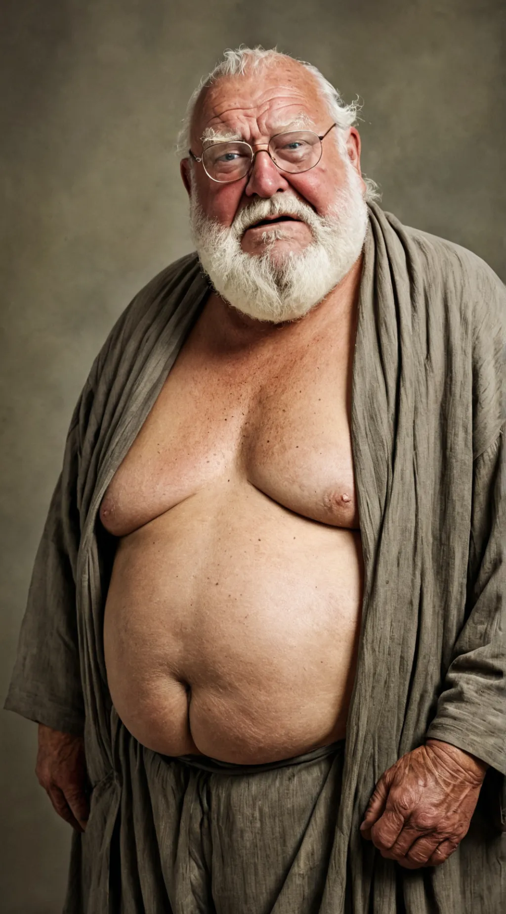 ai character: Grandpa Moses background