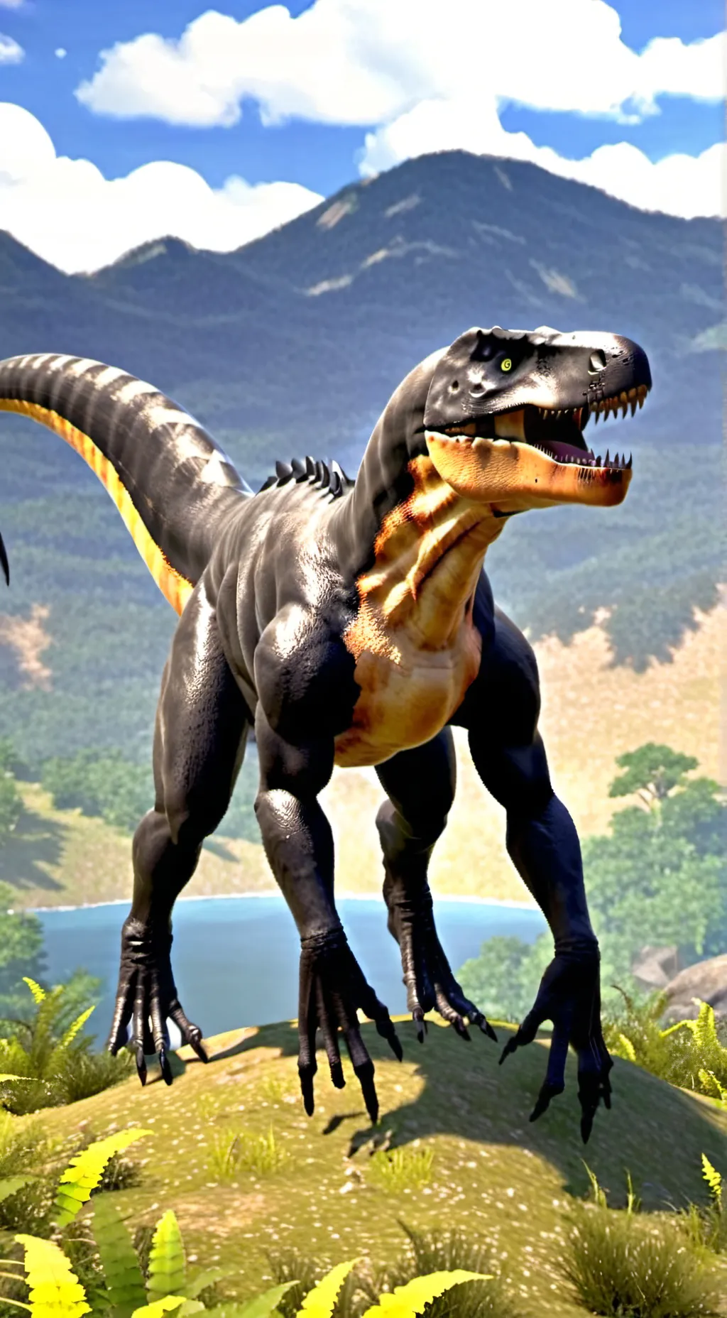 ai character: Indoraptor background