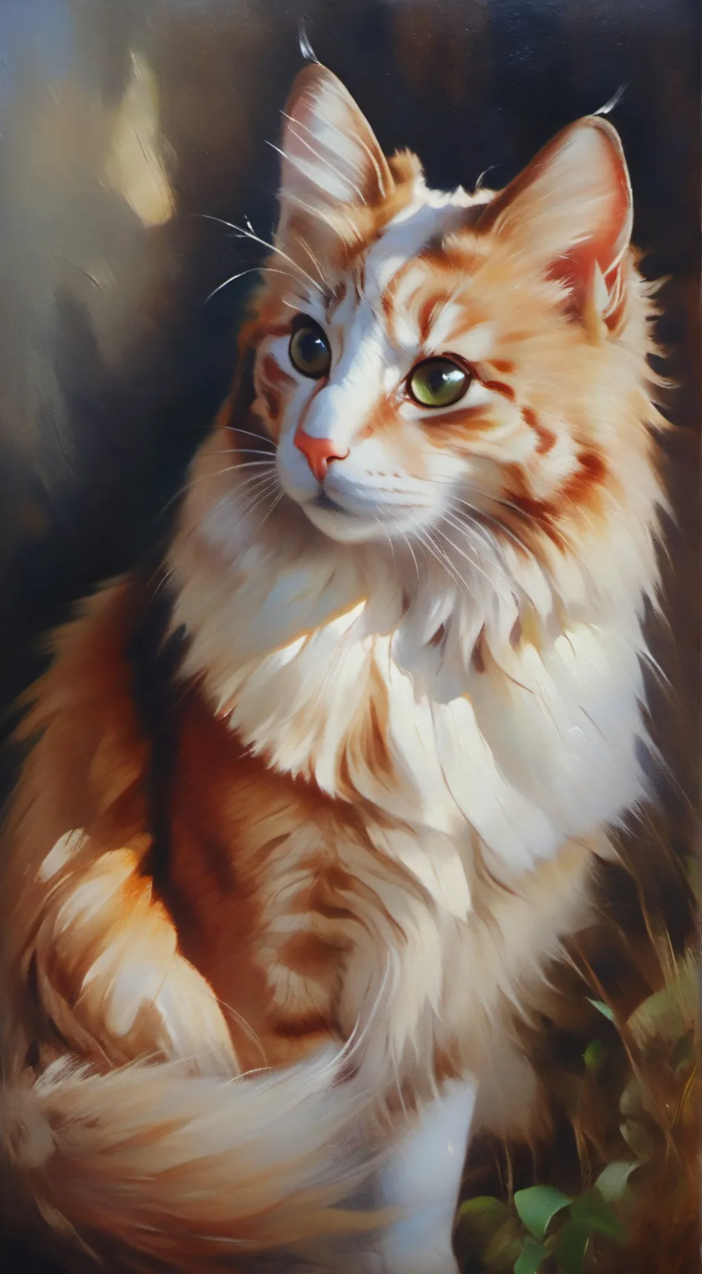 ai character: Кот background