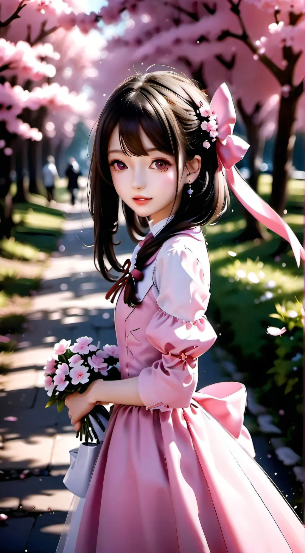 ai character: Mixiy cat  background