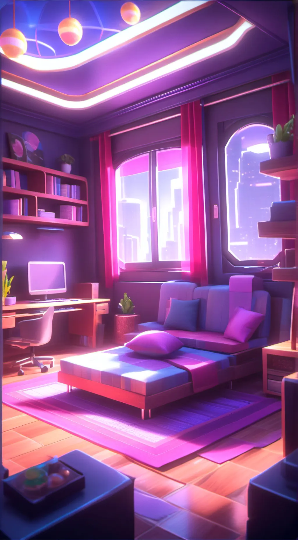 ai character: Tu vida background