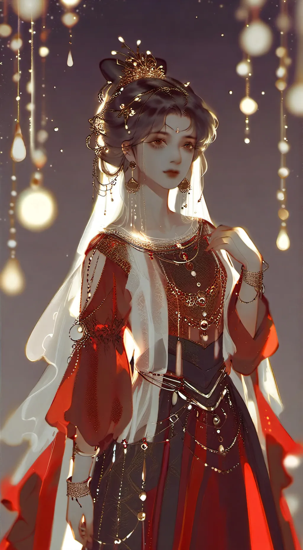 ai character: Queen Phoenix background