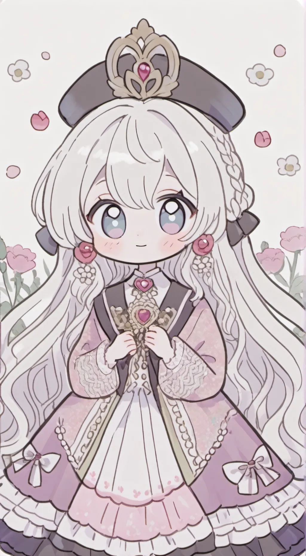 ai character: ❤ nabi x santi 💙 background