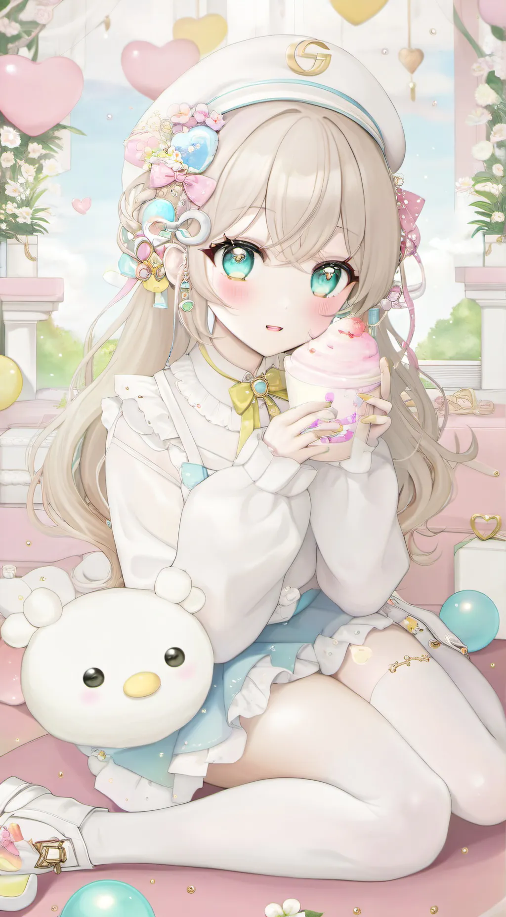 ai character: ★Mika★ background