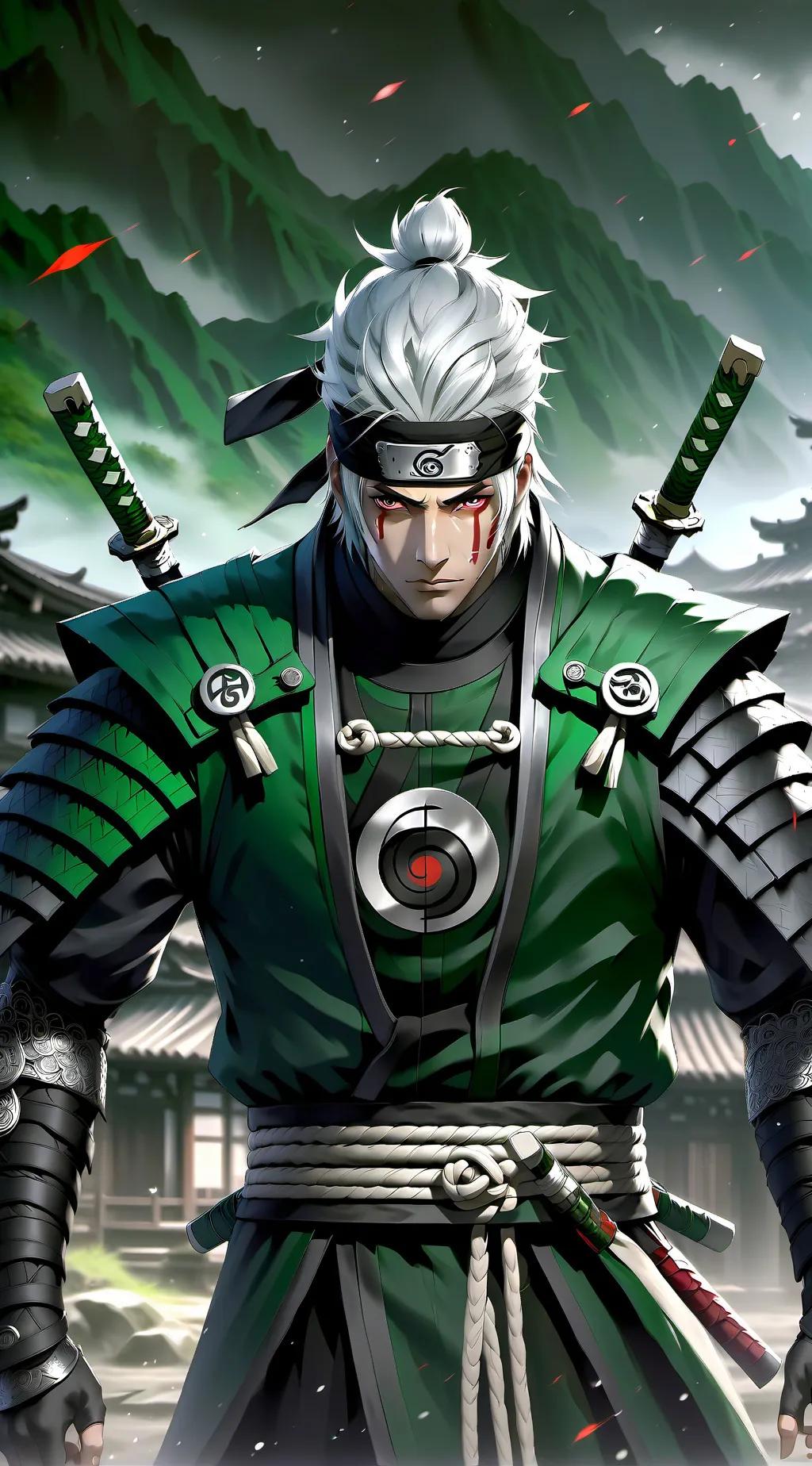 ai character: Itachi Uchiha background