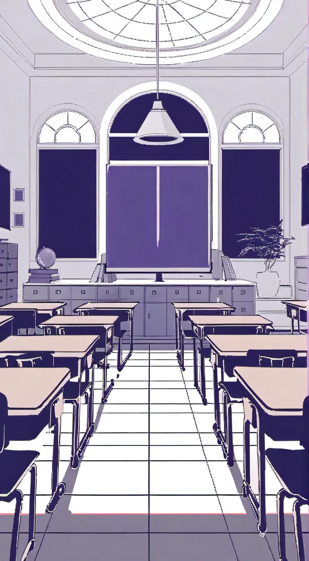 ai character: new school background