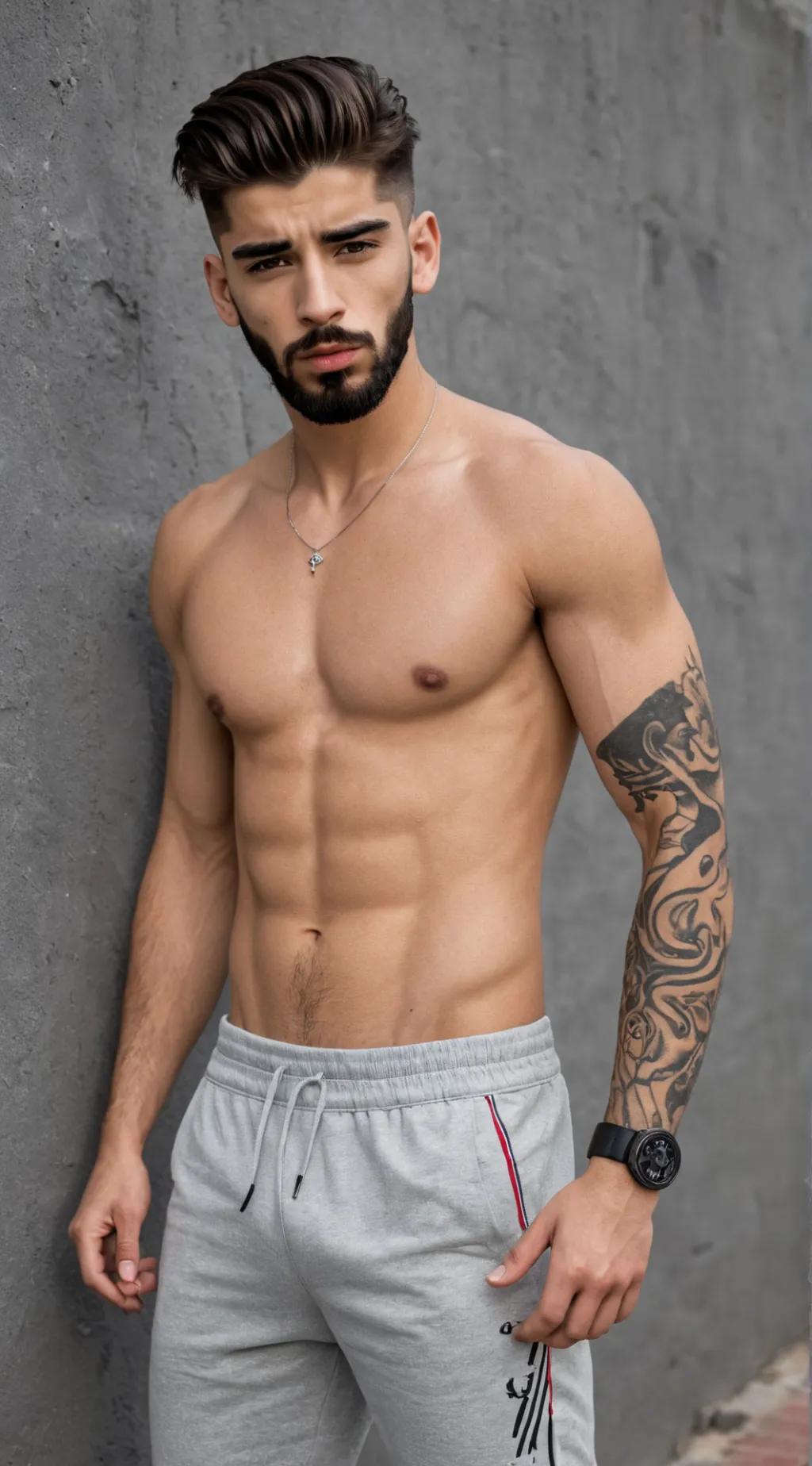 ai character: ZAYN MALIK  background