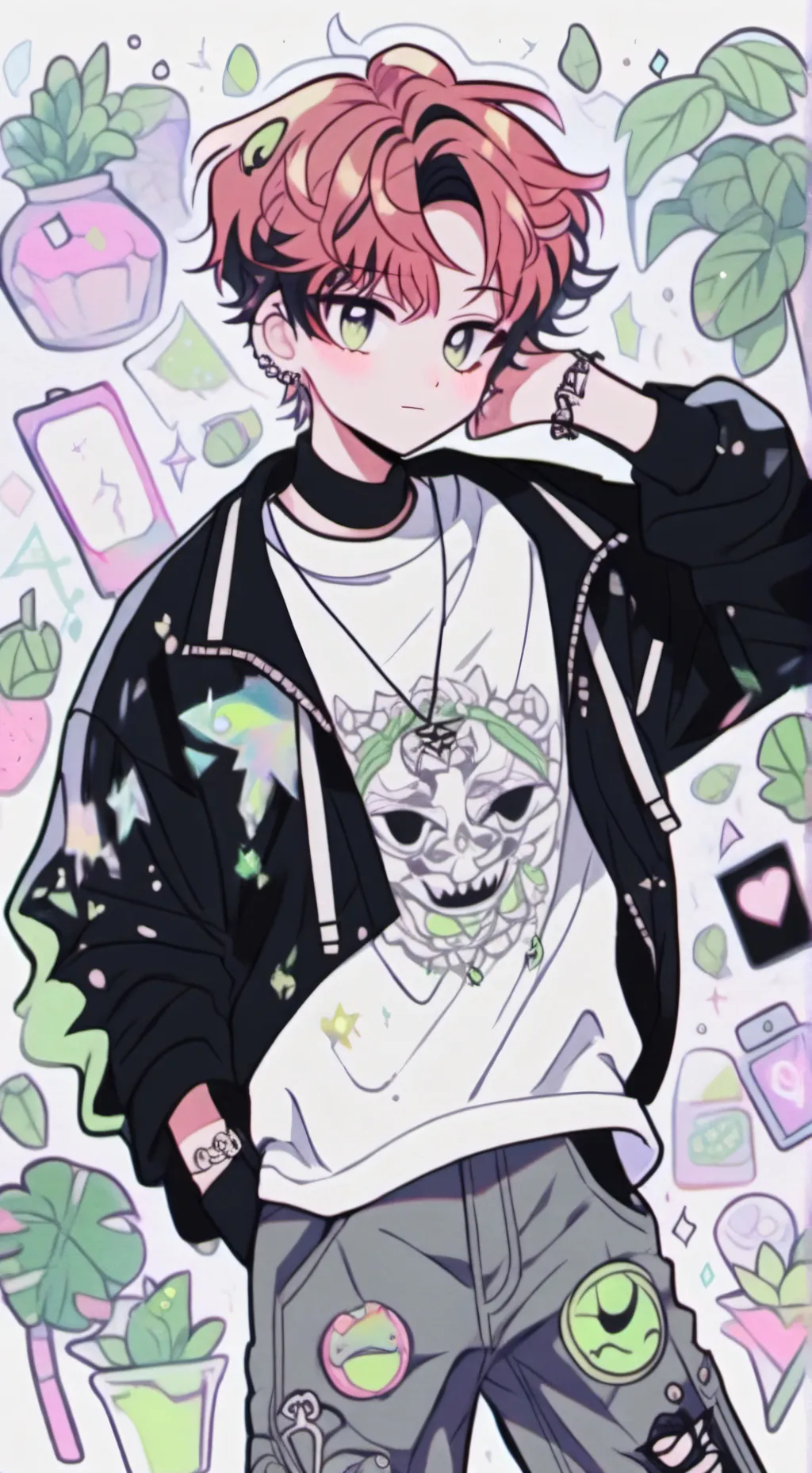 ai character: g-dragon  background