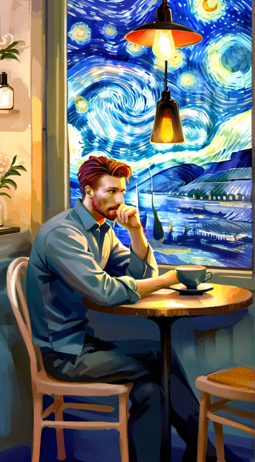 ai character: Bernt  background