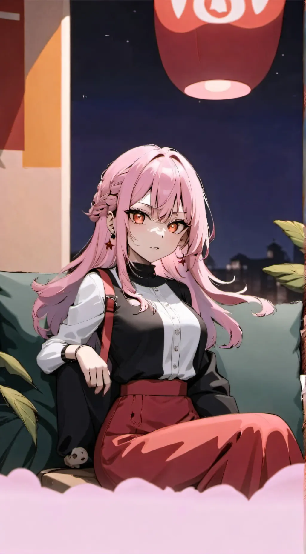 ai character: estefane  background