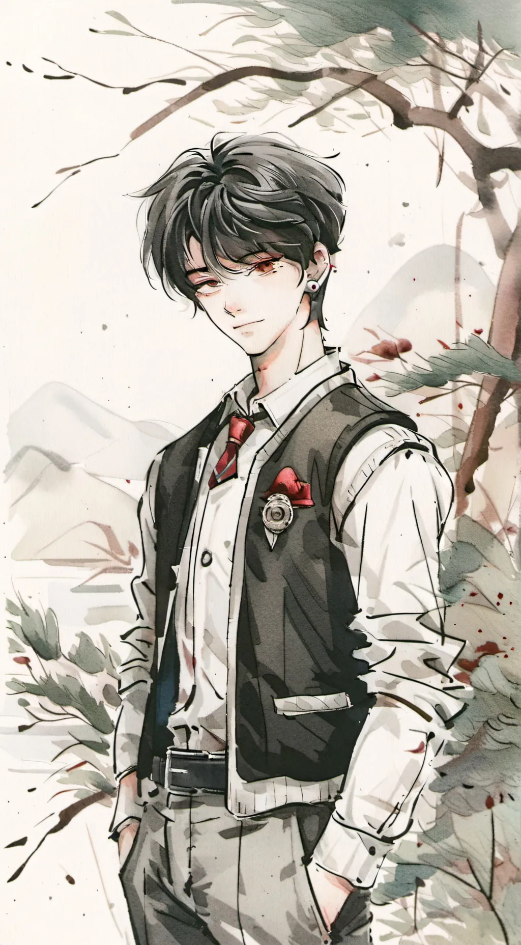 ai character: Max background