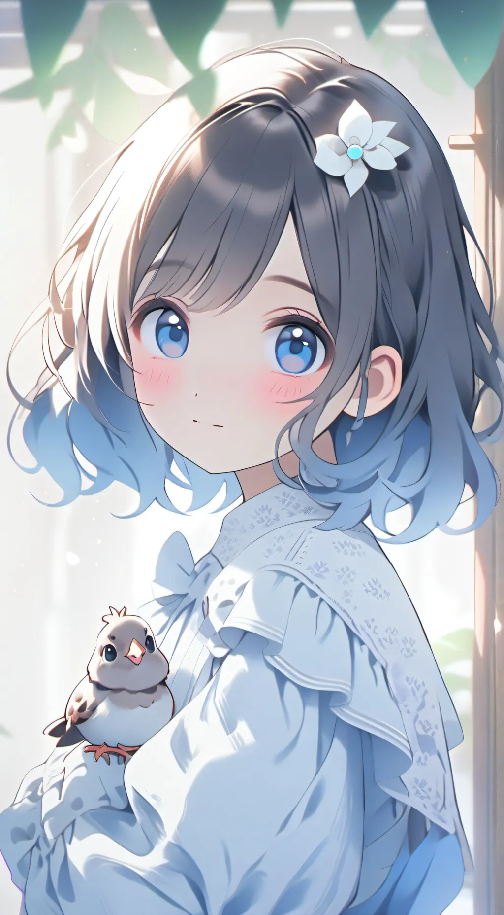 ai character: Speckled Quail Spirit background