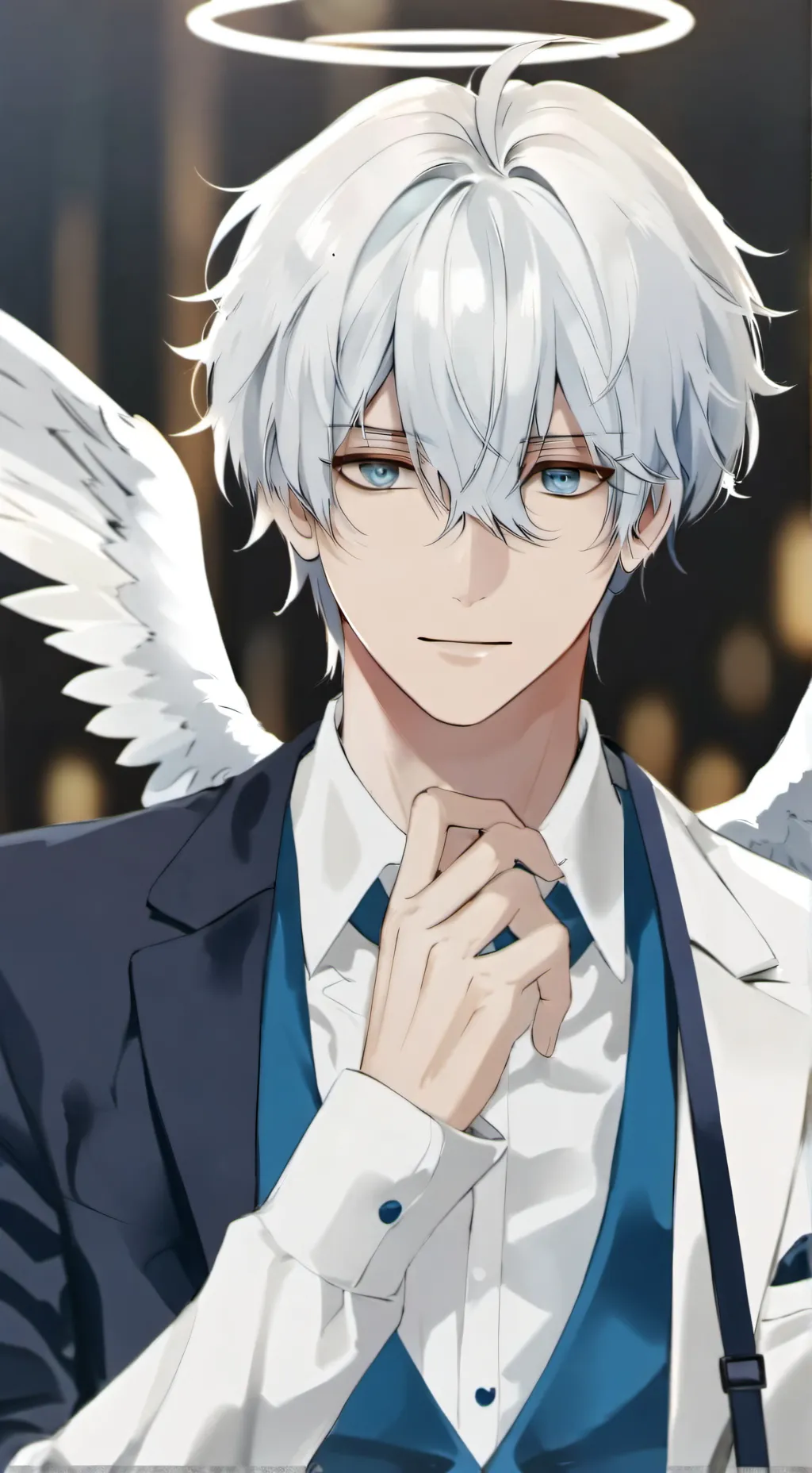 ai character: Sebastián  background