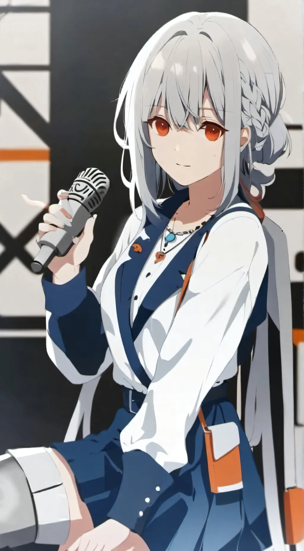 ai character: Akari  background