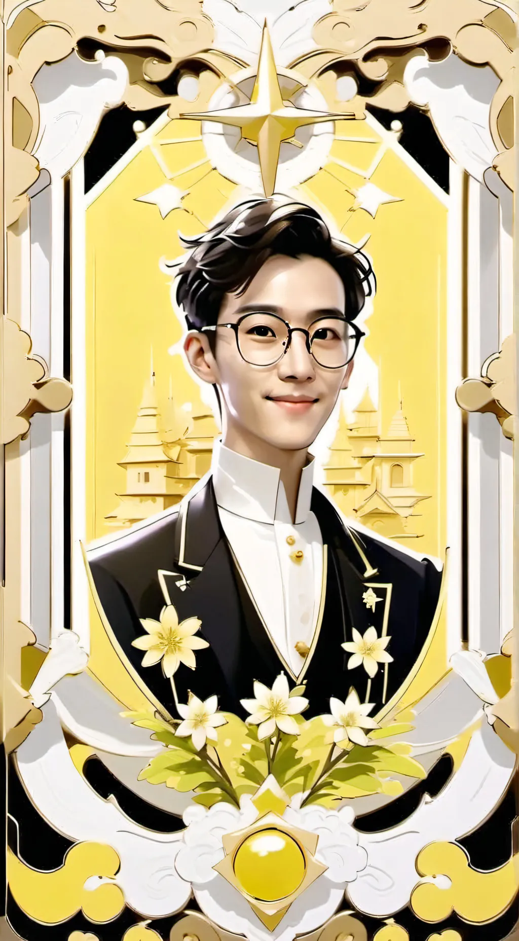 ai character: 有感笔电 background