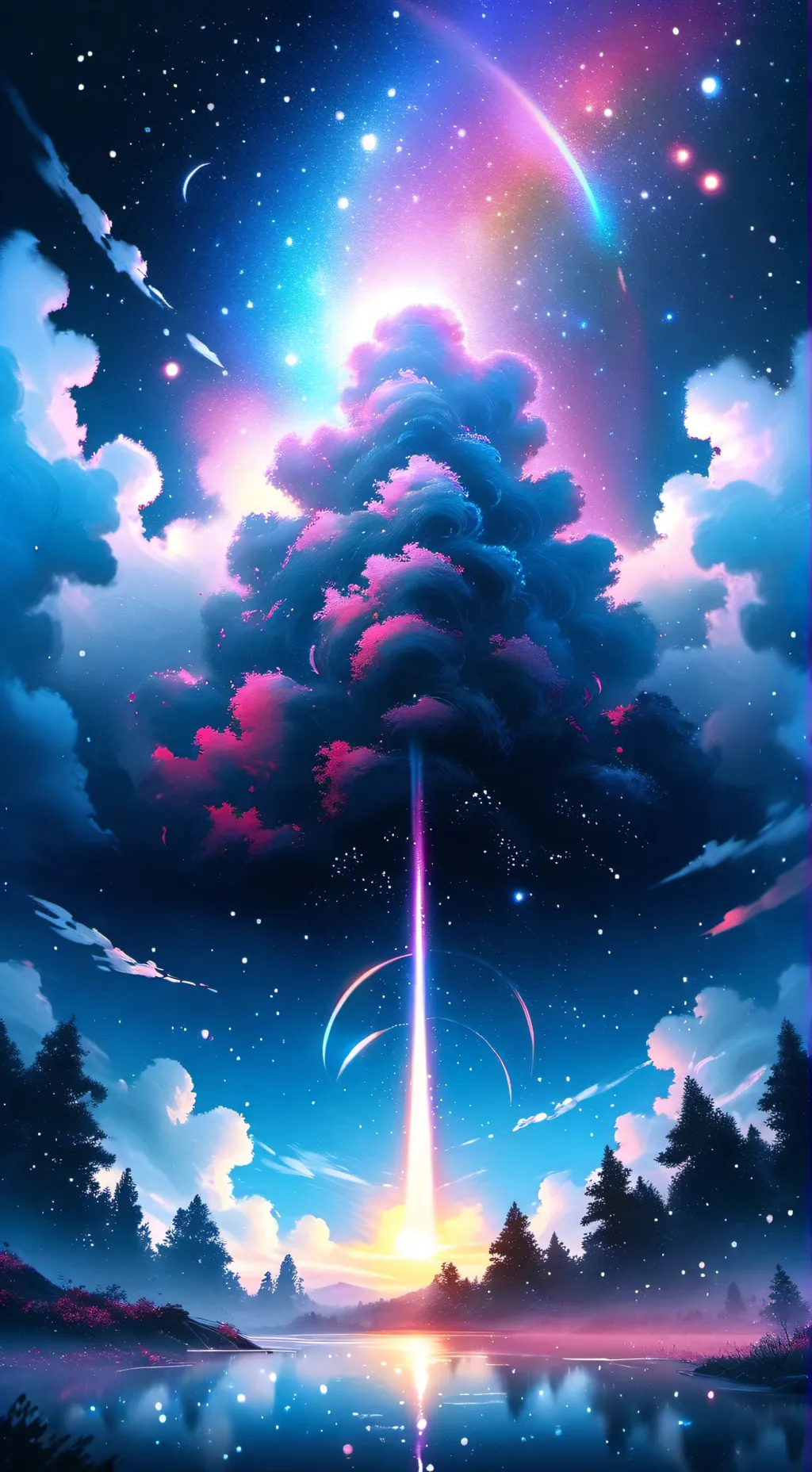 ai character: kny hybrid background