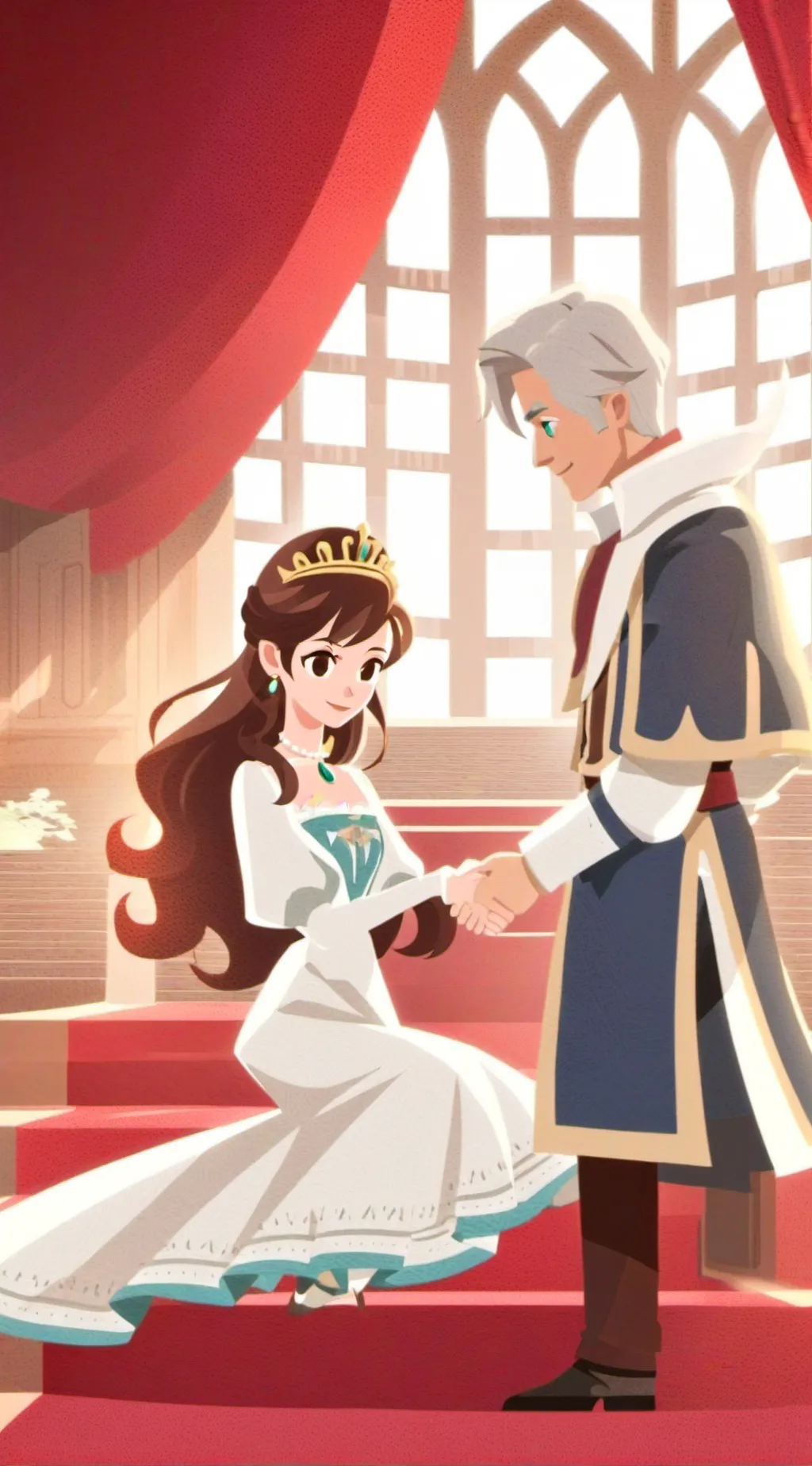 ai character: HH Kingdom Au background