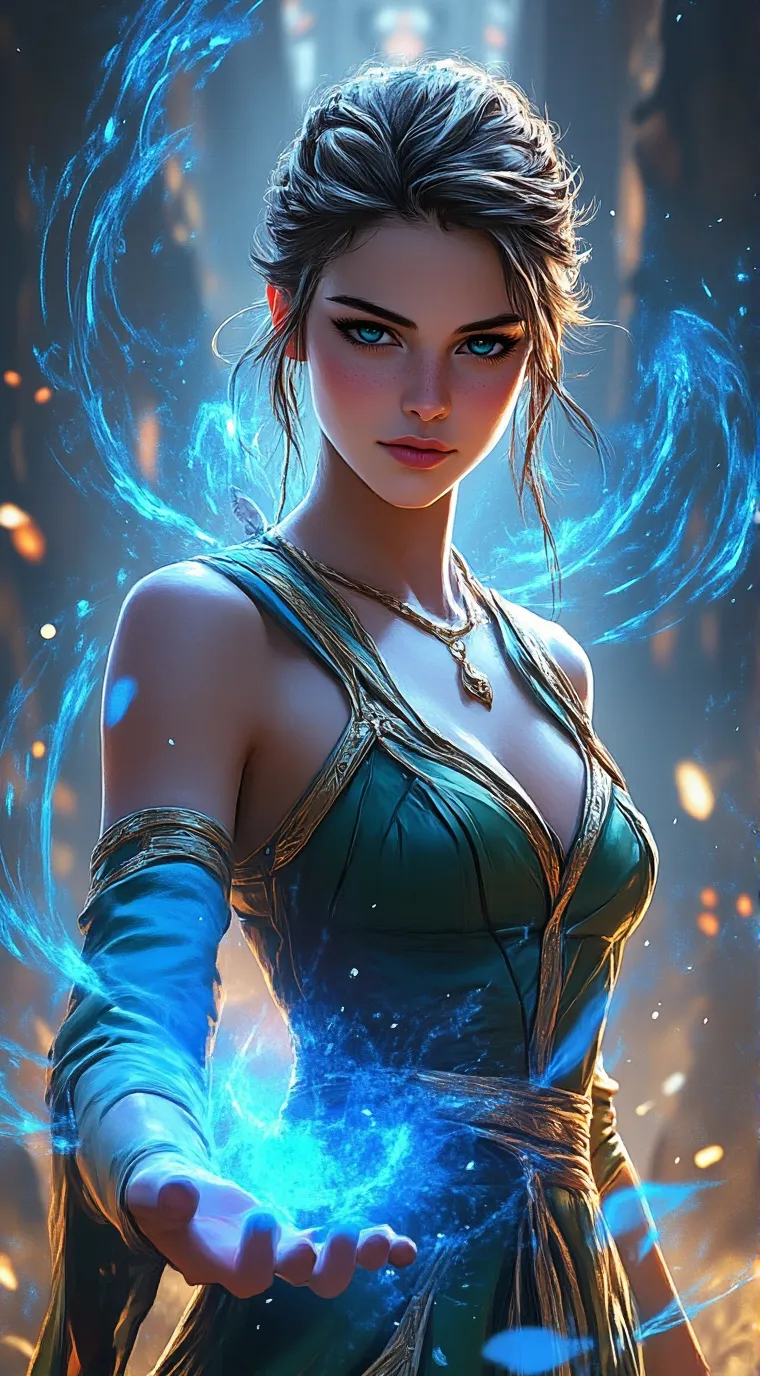 ai character: Aria background