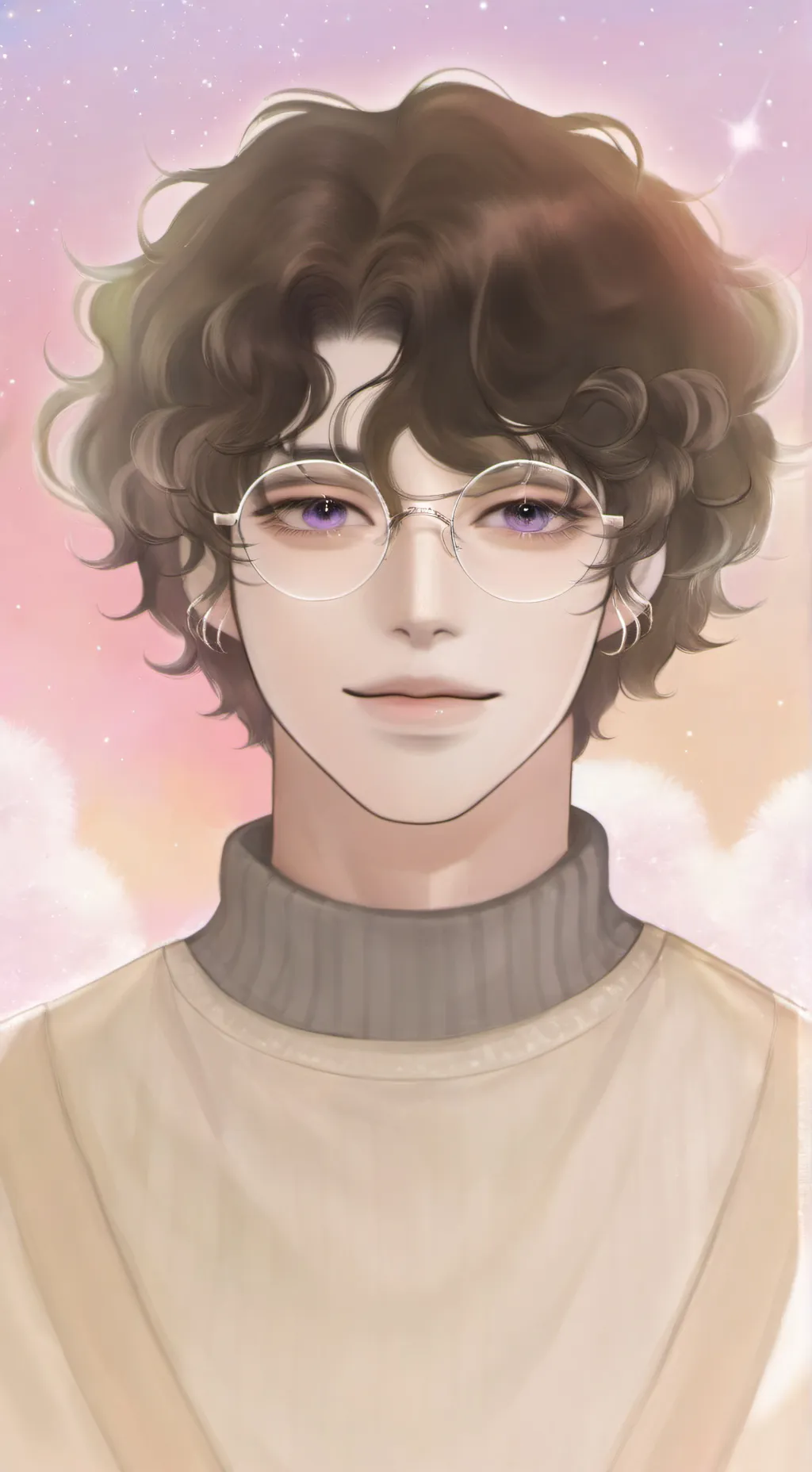 ai character: lucky background