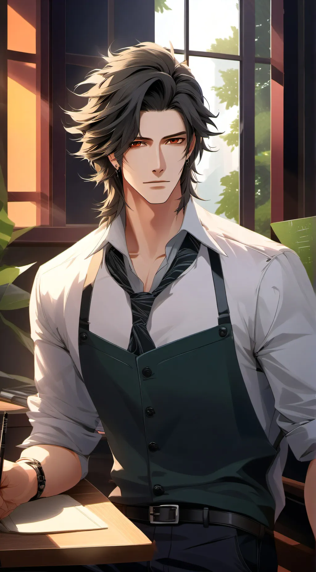 ai character: teacher background