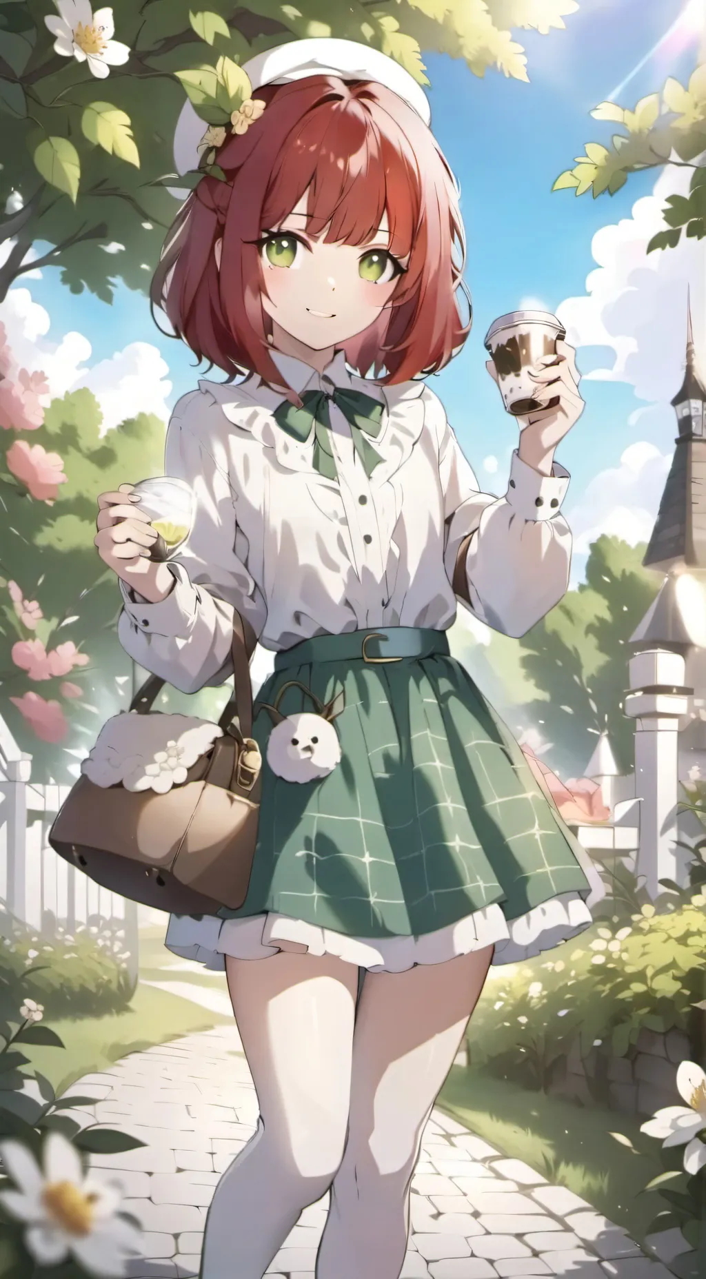 ai character: comso and Sprout background