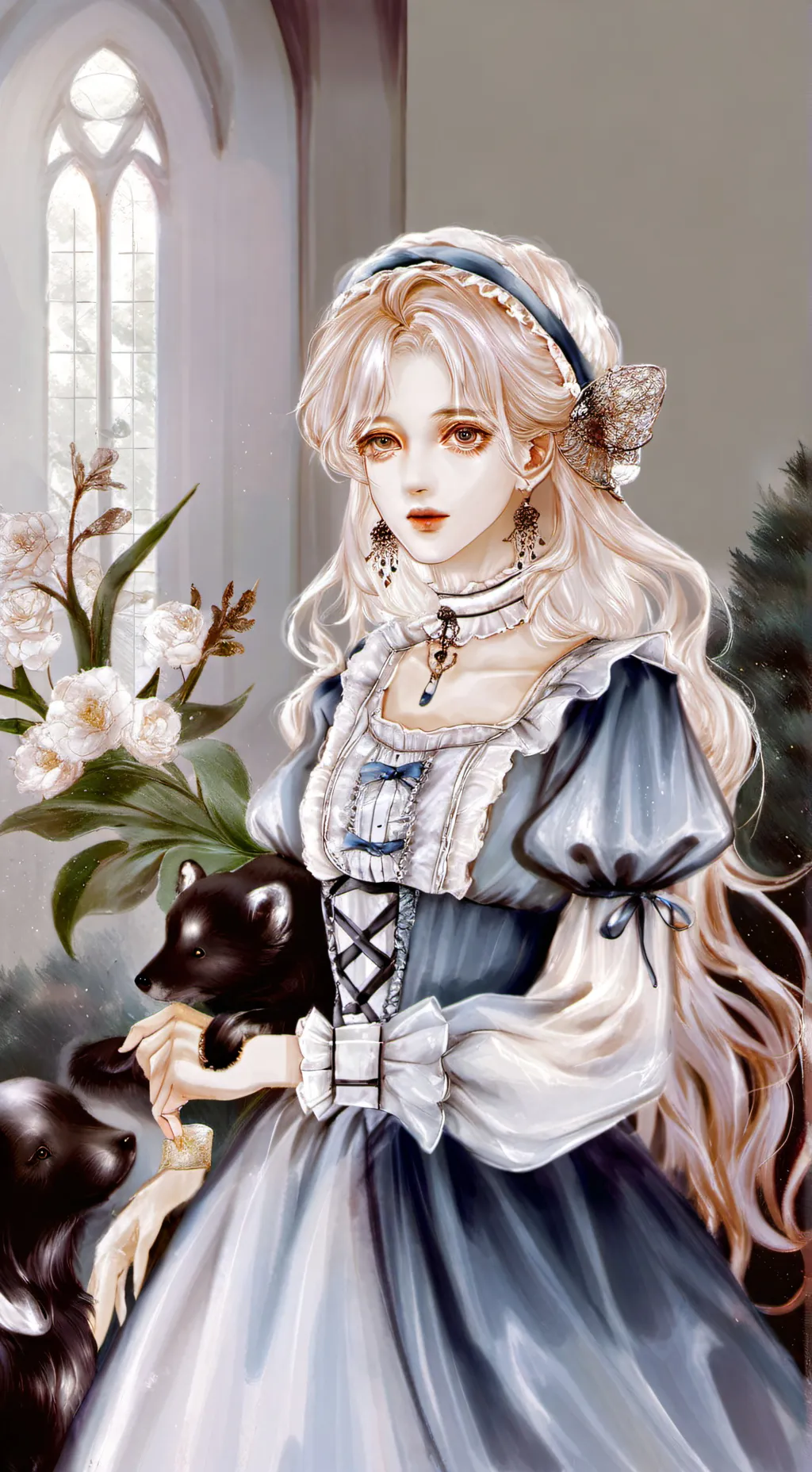 ai character: Сара background