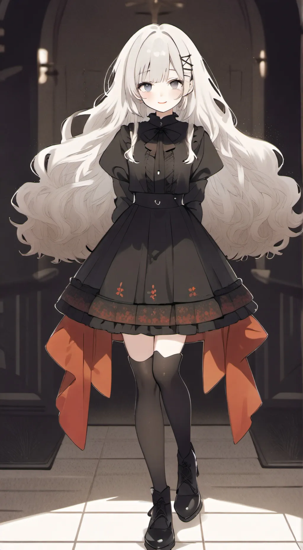 ai character: rose background